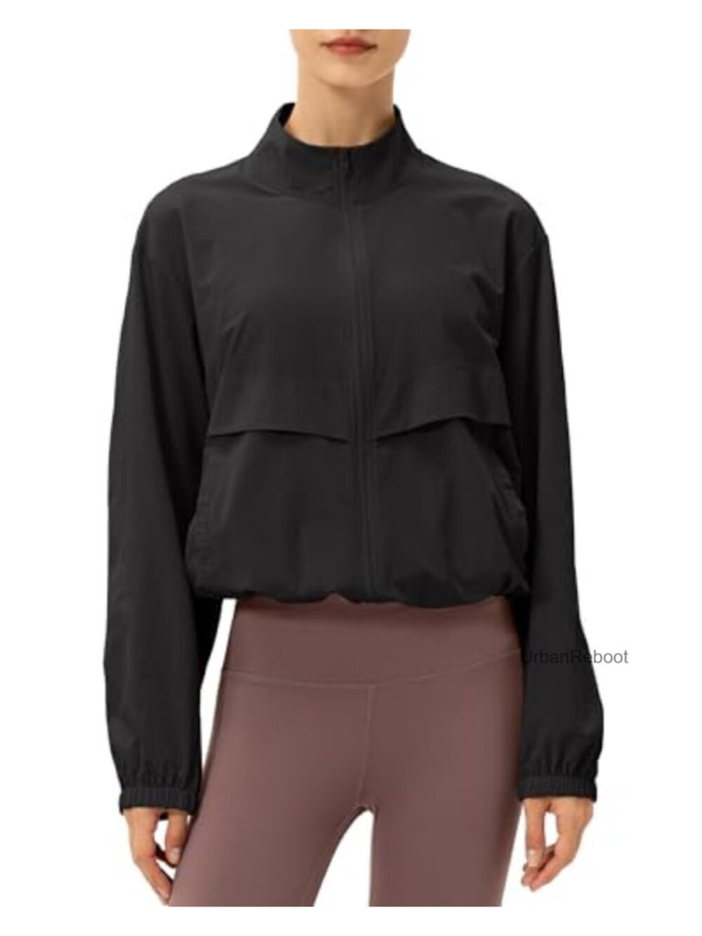 Womens Lightweight Athletic Jacket Sun Protection Windbreaker Zip